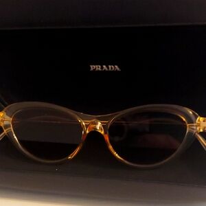 Prada sunglasses with authenticity card and box